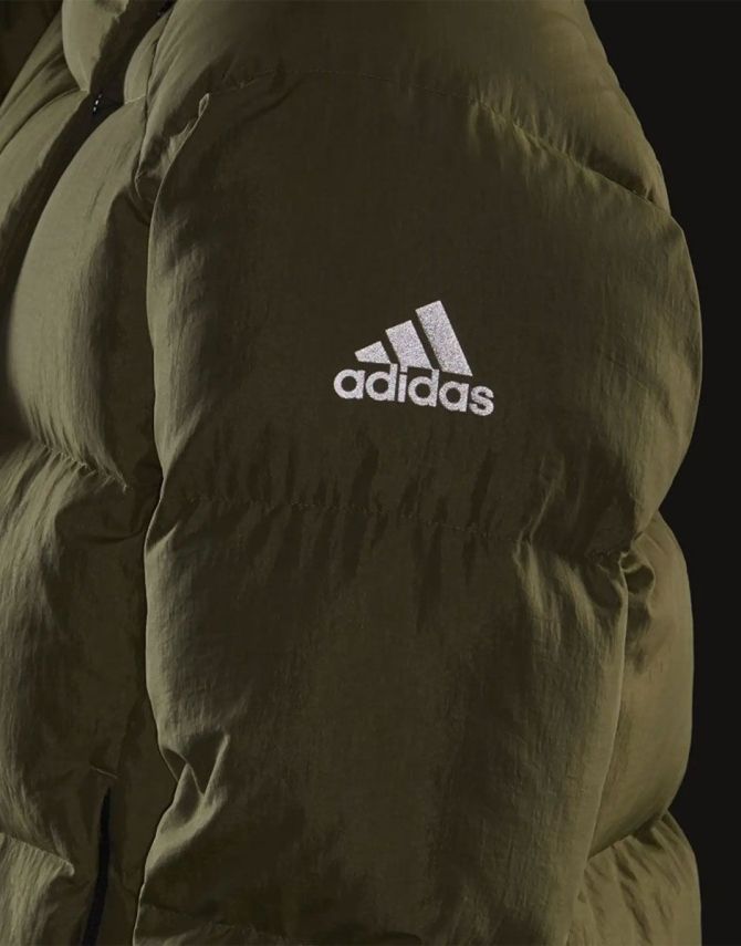 Adidas Big Baffle - Спортно Дамско Зелено Яке