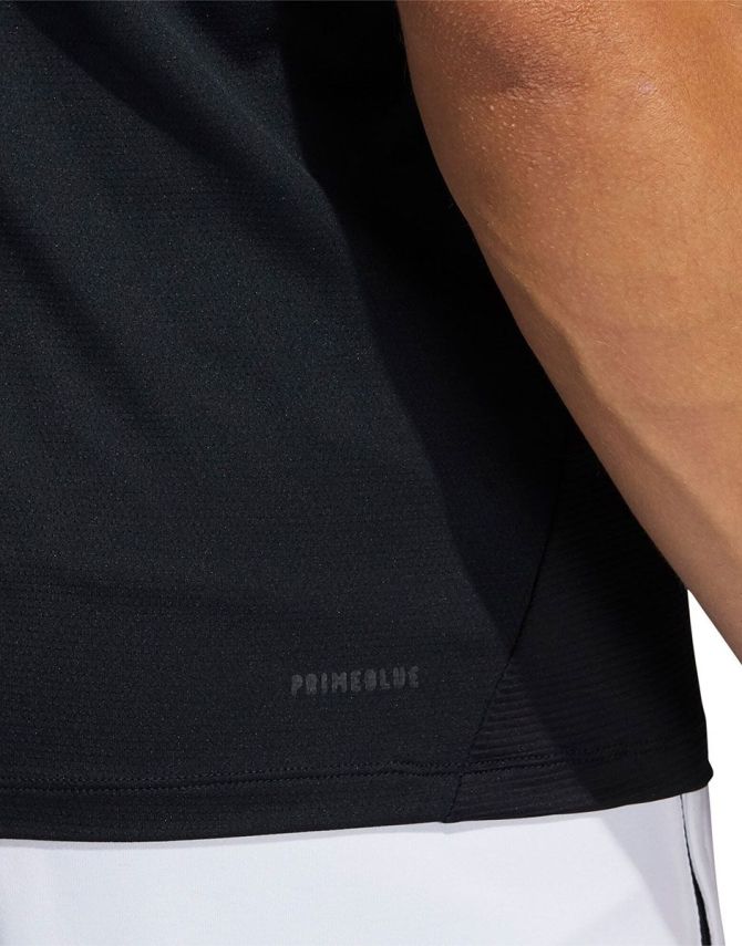 Adidas Primeblue - Спортна Мъжка Черна Тениска