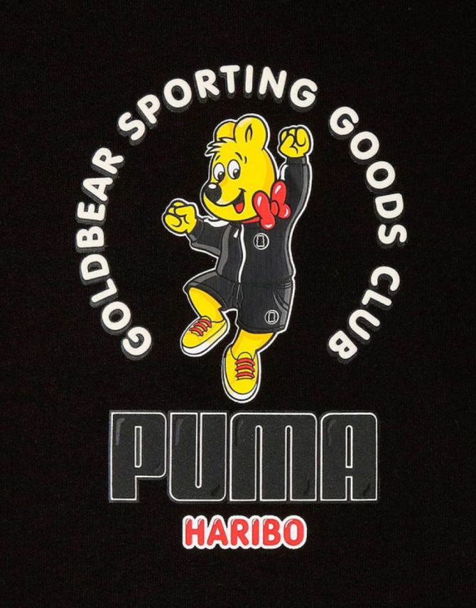 Puma x Haribo - Спортно Детско Черно Горнище