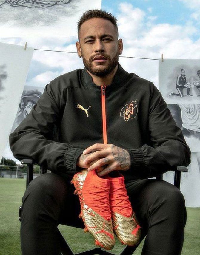 Puma x Neymar Jr - Спортно Мъжко Черно Яке