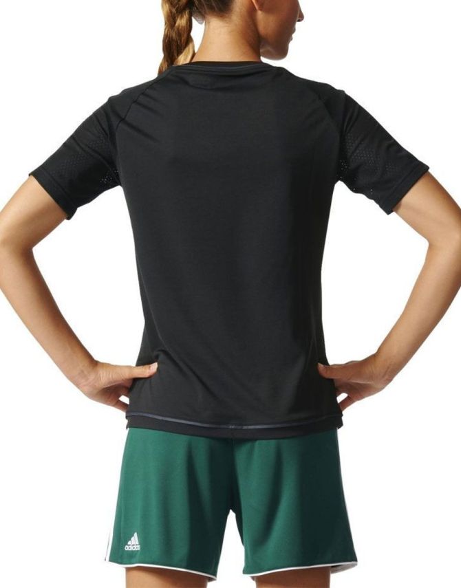 Adidas Tiro - Спортна Дамска Черна Тениска