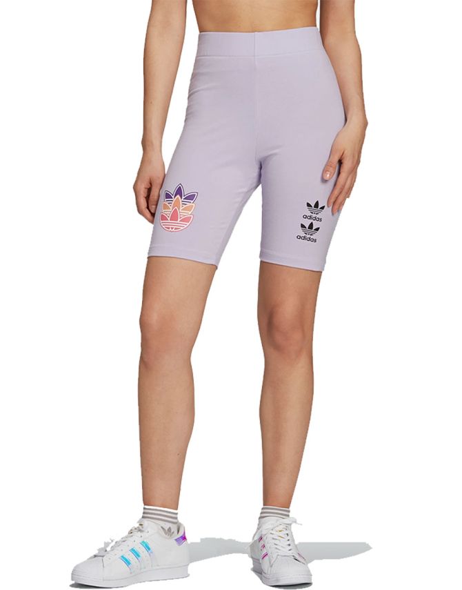 ADIDAS Originals Logo Play Short Tights Purple