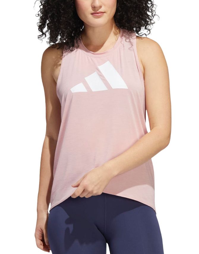 ADIDAS 3-Stripes Logo Tank Pink