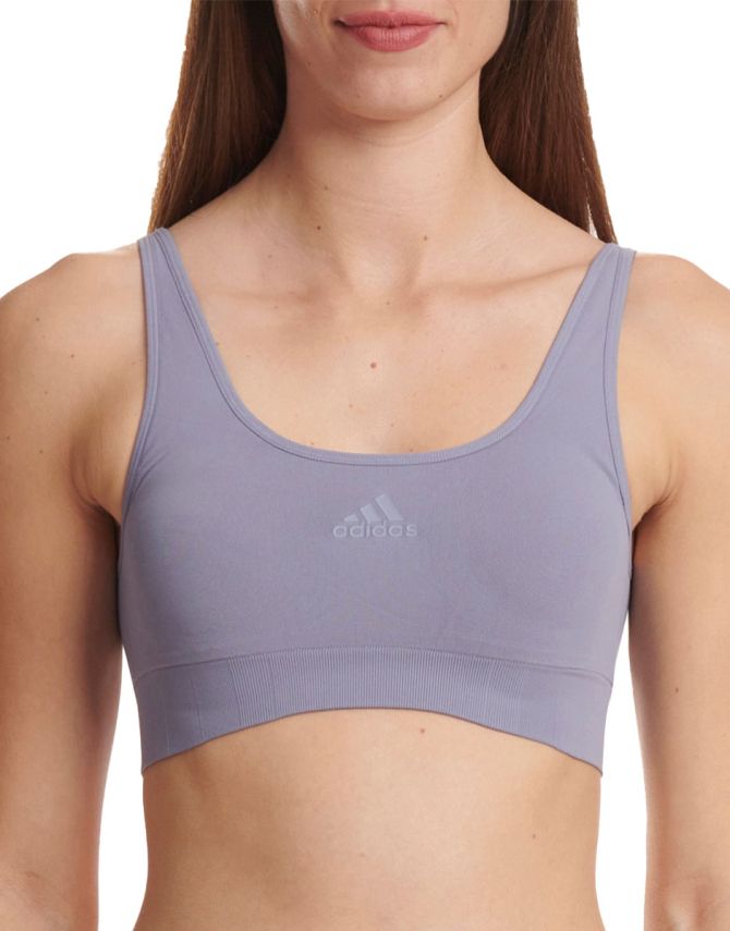 ADIDAS Scoop Lounge Bra Underwear Purple