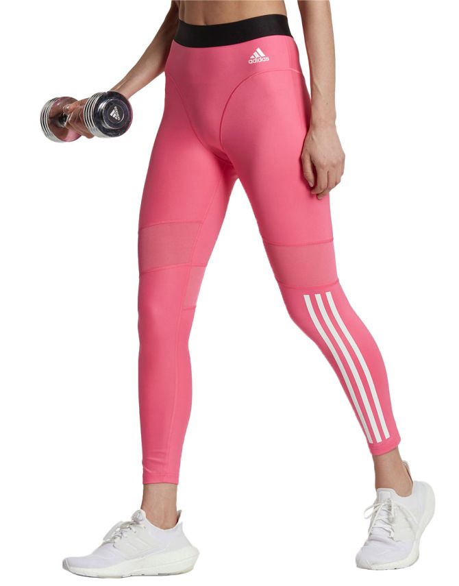 ADIDAS Hyperglam 3-Stripes 7/8 Leggings Pink