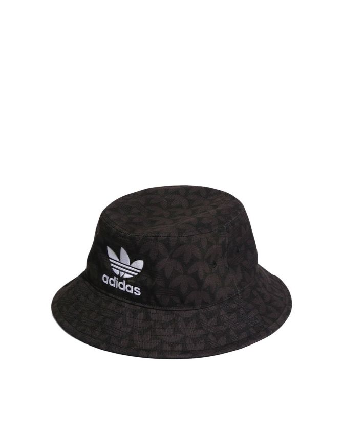 ADIDAS Originals Monogram Print Bucket Hat Black