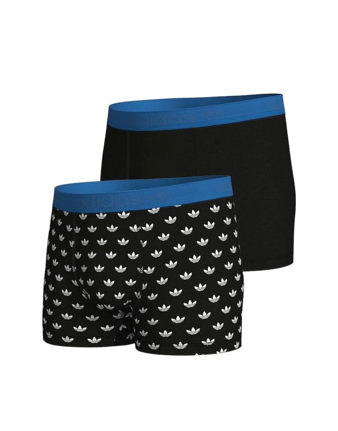 ADIDAS 2-Packs Comfort Flex Cotton Boxer Black/Multi