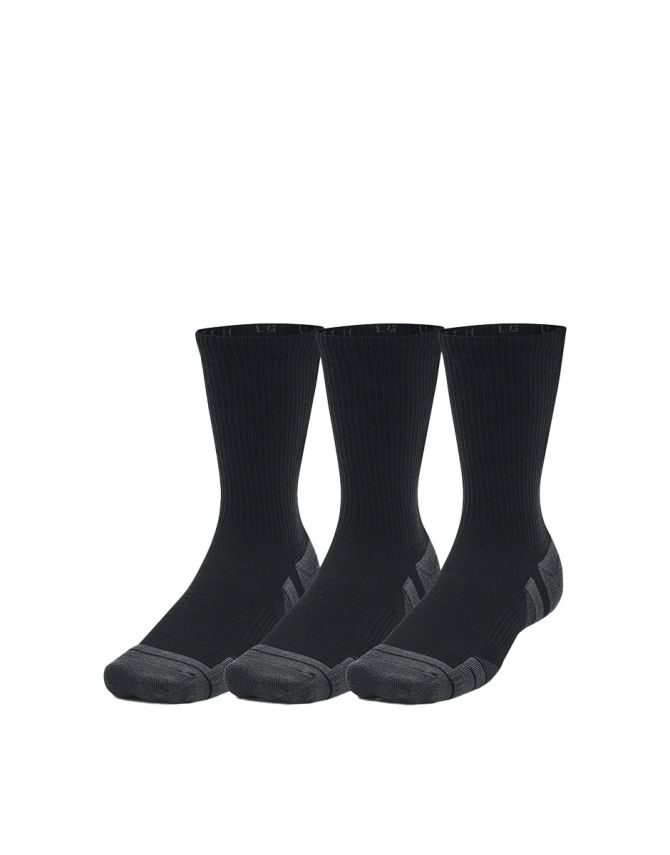 UNDER ARMOUR 3-Packs Performance Tech Crew Socks Black