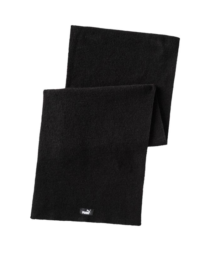 PUMA Long Knit Scarf Black