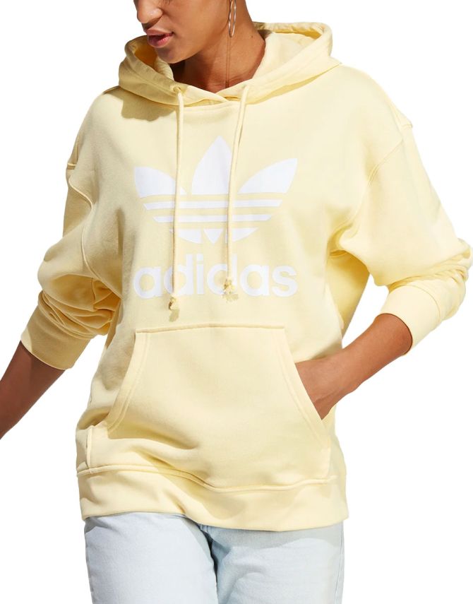 ADIDAS Originals Adicolor Trefoil Hoodie Yellow