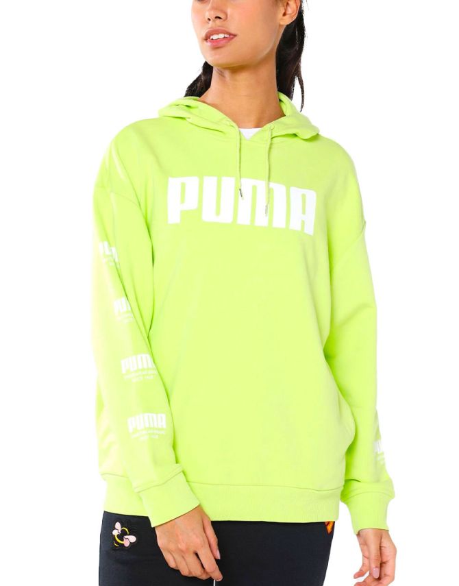 PUMA Acidic Pack Hoodie Green