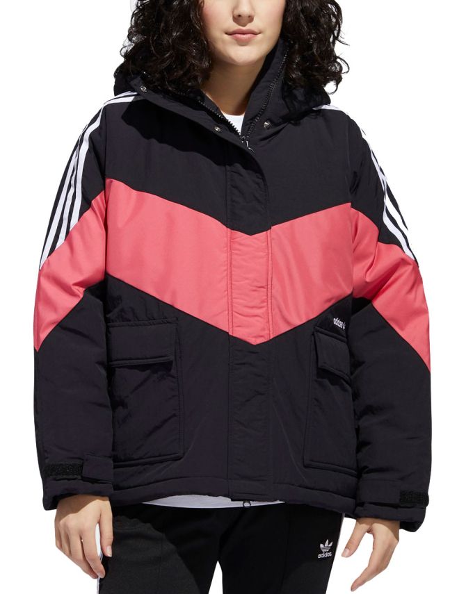 ADIDAS Originals Iconic Winter Jacket Black/Pink