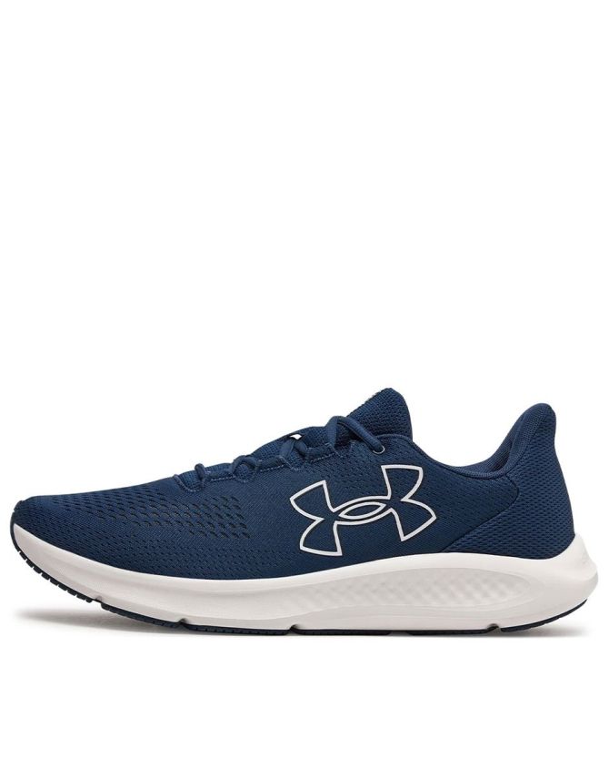 UNDER ARMOUR Charged Pursuit 3 Big Logo Running Shoes Navy