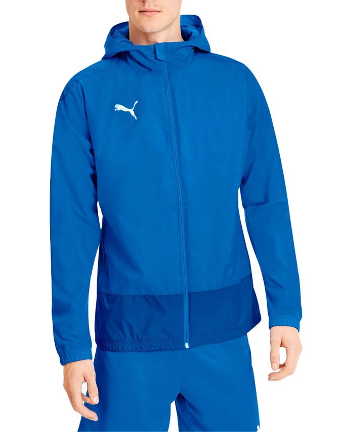 PUMA TeamGoal Rain Jacket Blue