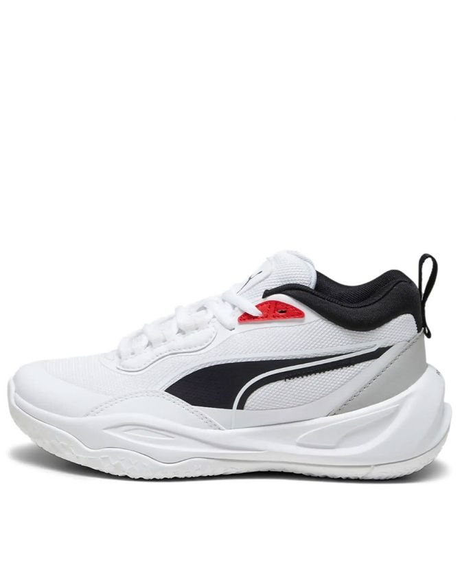 PUMA Playmaker Pro Mid Shoes White Jr