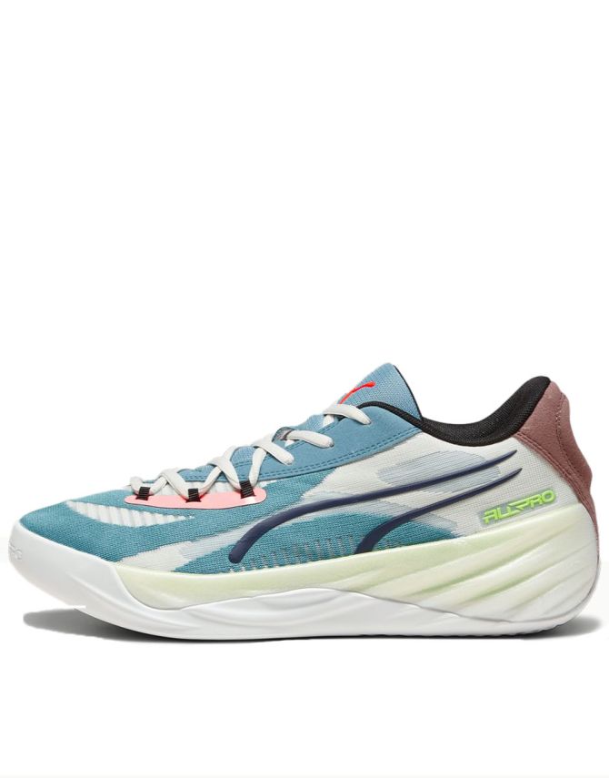 PUMA All-Pro Nitro Basketball Shoes Blue/Multi