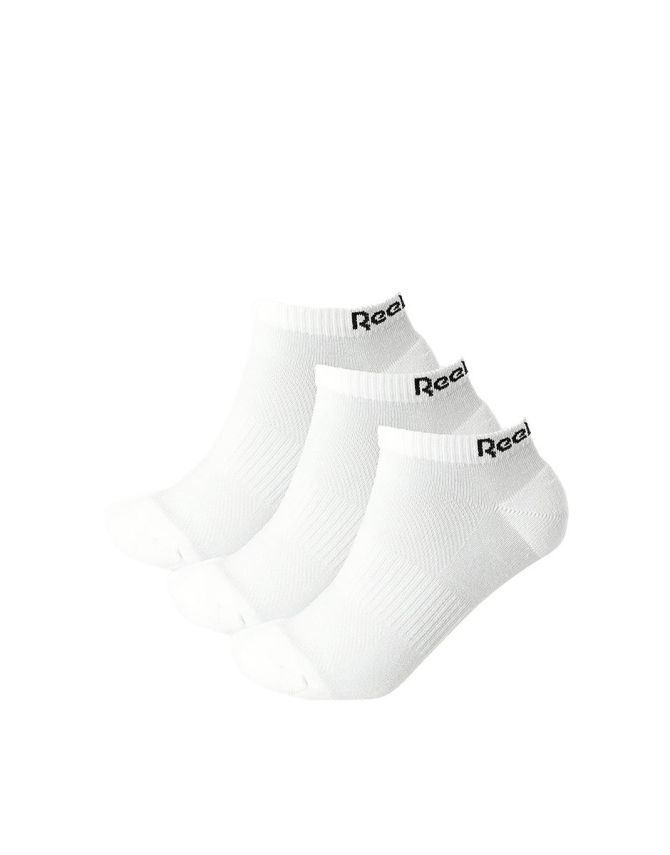 REEBOK 3-Packs Active Foundation Low-Cut Socks White