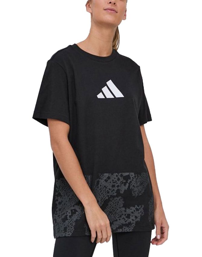 ADIDAS Lace Camo Graphic 2 Tee Black