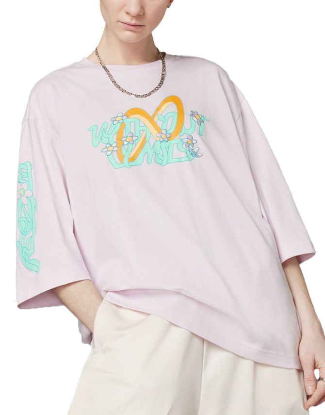 ADIDAS Originals Always Original Oversized Tee Pink