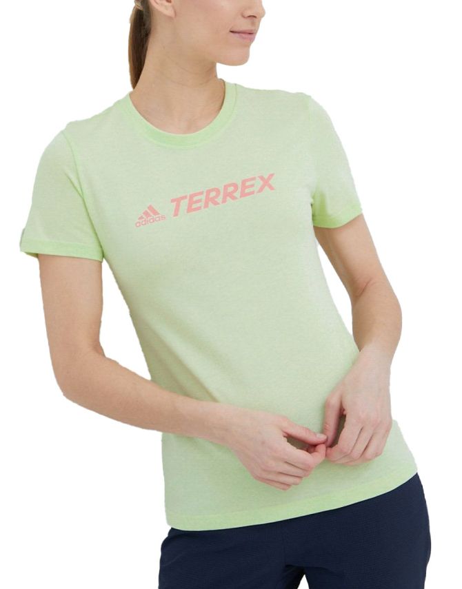 ADIDAS Terrex Classic Logo Tee Green