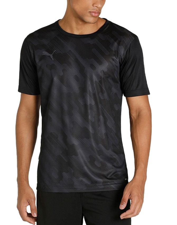 PUMA IndividualRise Graphic Football Tee Black