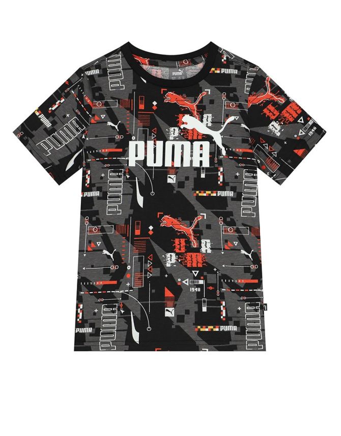 PUMA Essentials+ Futureverse Tee Black/Multi