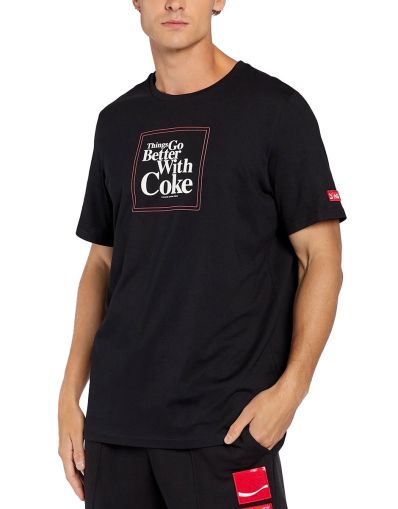 PUMA x Coca Cola Graphic Regular Fit Tee Black