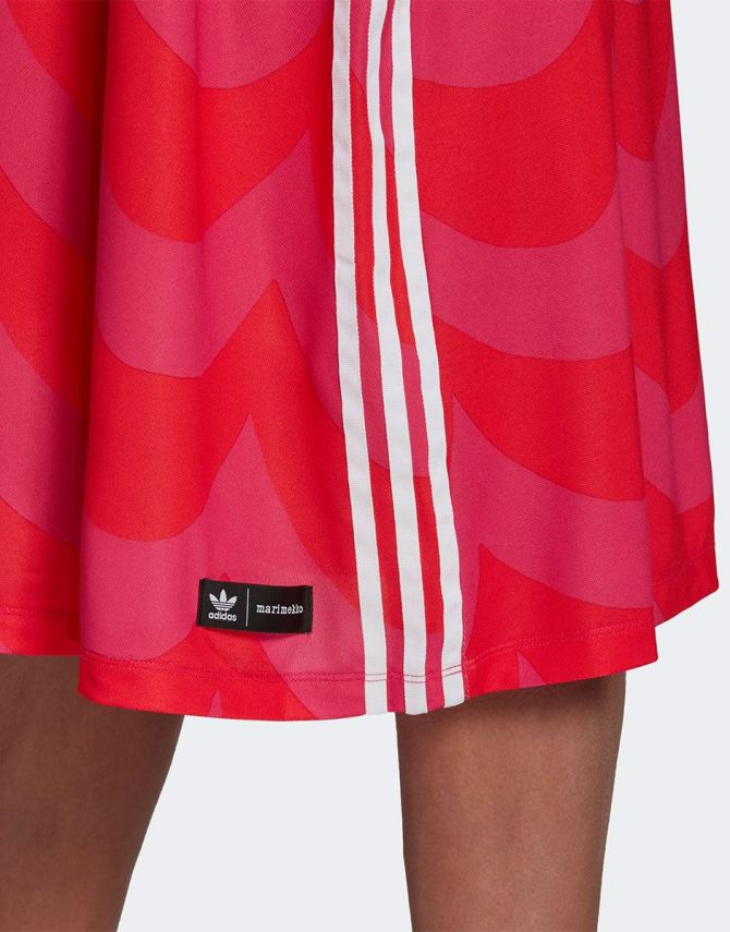 Adidas § Marimekko - Спортна Дамска Червена Рокля