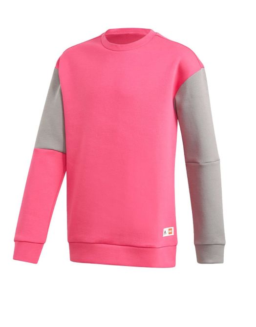 ADIDAS x Classic Lego Crew Sweatshirt Pink/Grey