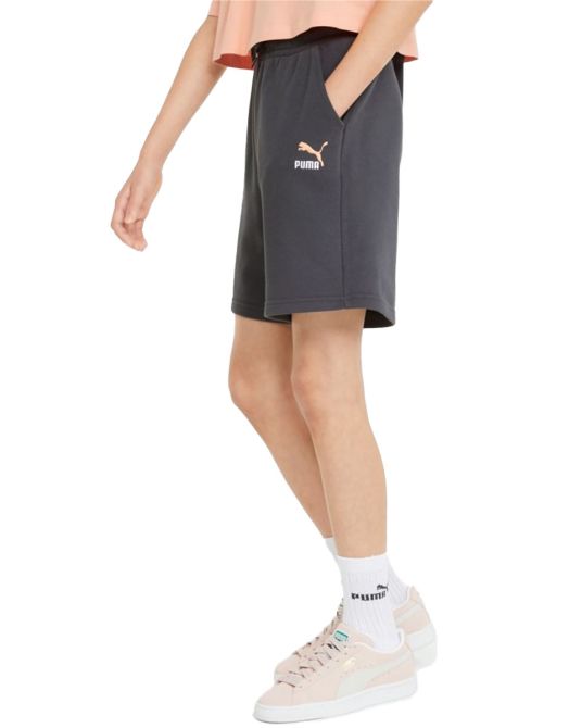 PUMA Relaxed Fit Youth Shorts Grey G