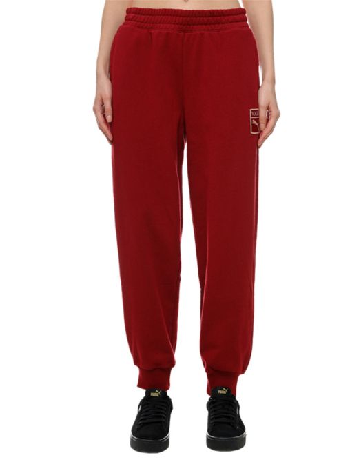 PUMA x Vogue Relaxed Fit Sweatpants Red