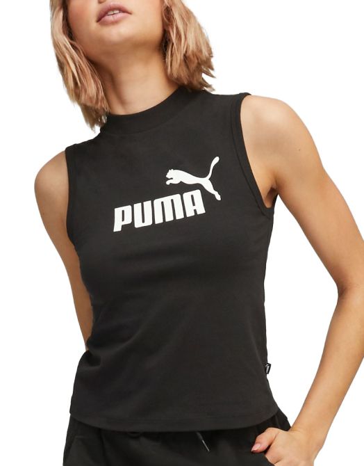 PUMA Essentials High Neck Tank Top Black