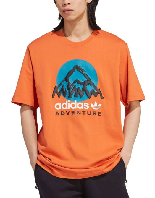 ADIDAS Originals Adventure Mountain Front Tee Orange
