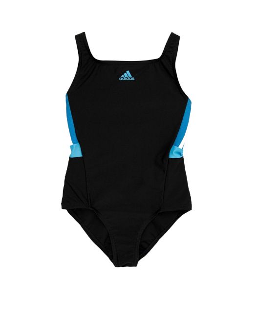 ADIDAS Performance 3-Stripes Swimsuit Black/Blue