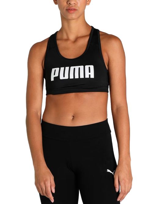 PUMA Mid Impact 4Keeps Training Bra Black W