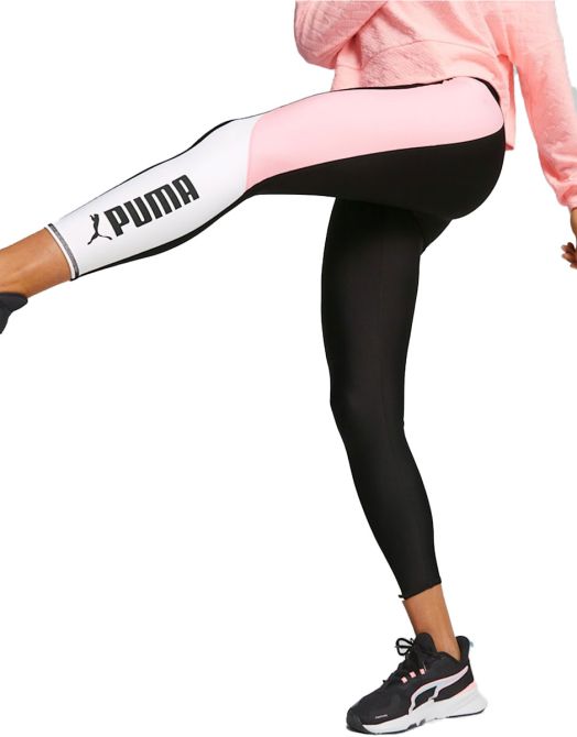 PUMA Fit High Waist 7/8 Training Leggings Black/Pink