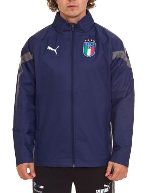 PUMA x Italy FIGC 2022 Hidden Hood Track Jacket Blue