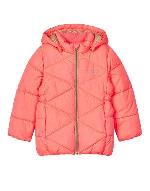NAME IT Milton Quilted Puffer Jacket Neon Pink G