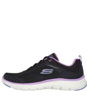 SKECHERS Flex Appeal 5 Fresh Touch Shoes Black/Purple